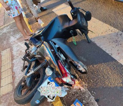 Imagem da notícia Motociclista sofre fratura exposta após bater em BMW em São Gabriel do Oeste